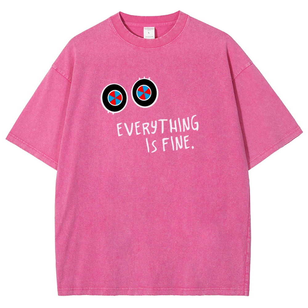 The Amazing Digital Circus Unisex Fit Washed T-Shirt 2512022327