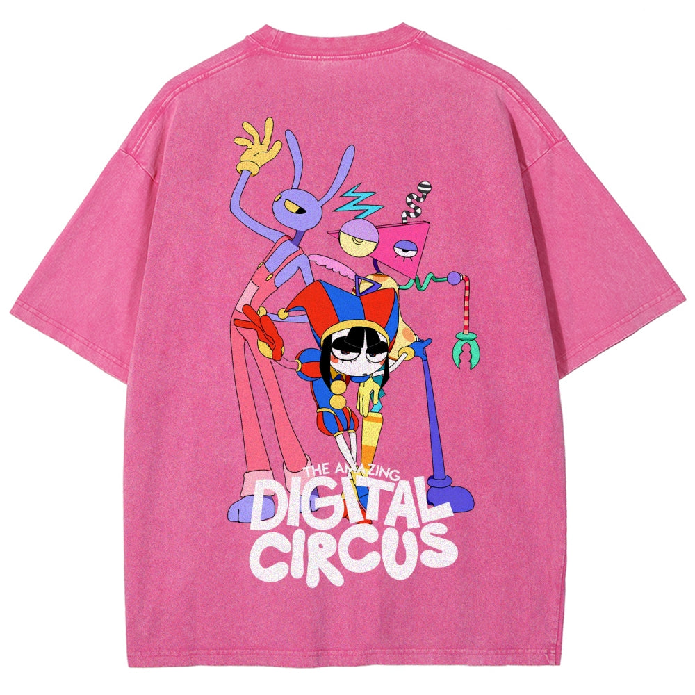 The Amazing Digital Circus Unisex Fit Washed T-Shirt 2512022327