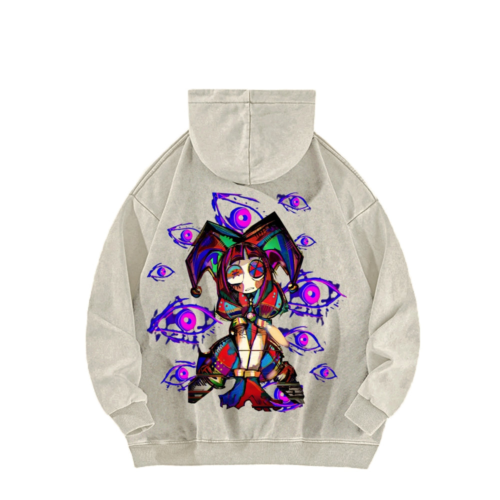 The Amazing Digital Circus Unisex Washed Hoodie 2512022358