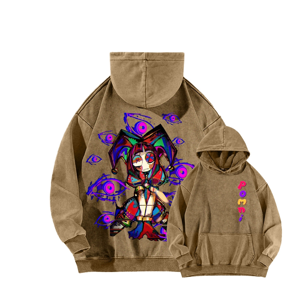 The Amazing Digital Circus Unisex Washed Hoodie 2512022358