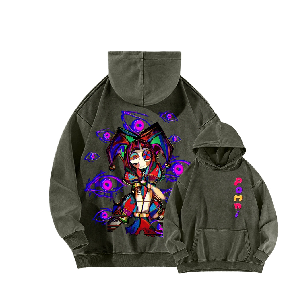 The Amazing Digital Circus Unisex Washed Hoodie 2512022358
