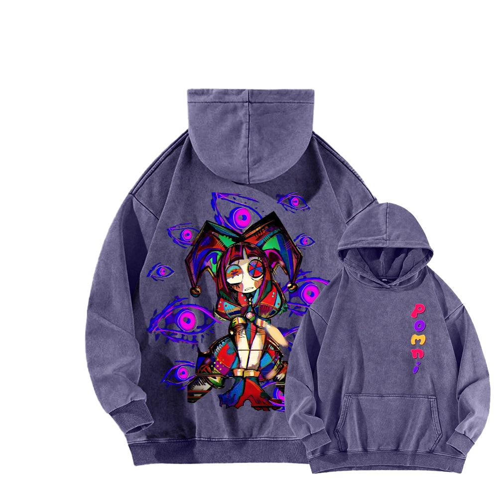 The Amazing Digital Circus Unisex Washed Hoodie 2512022358