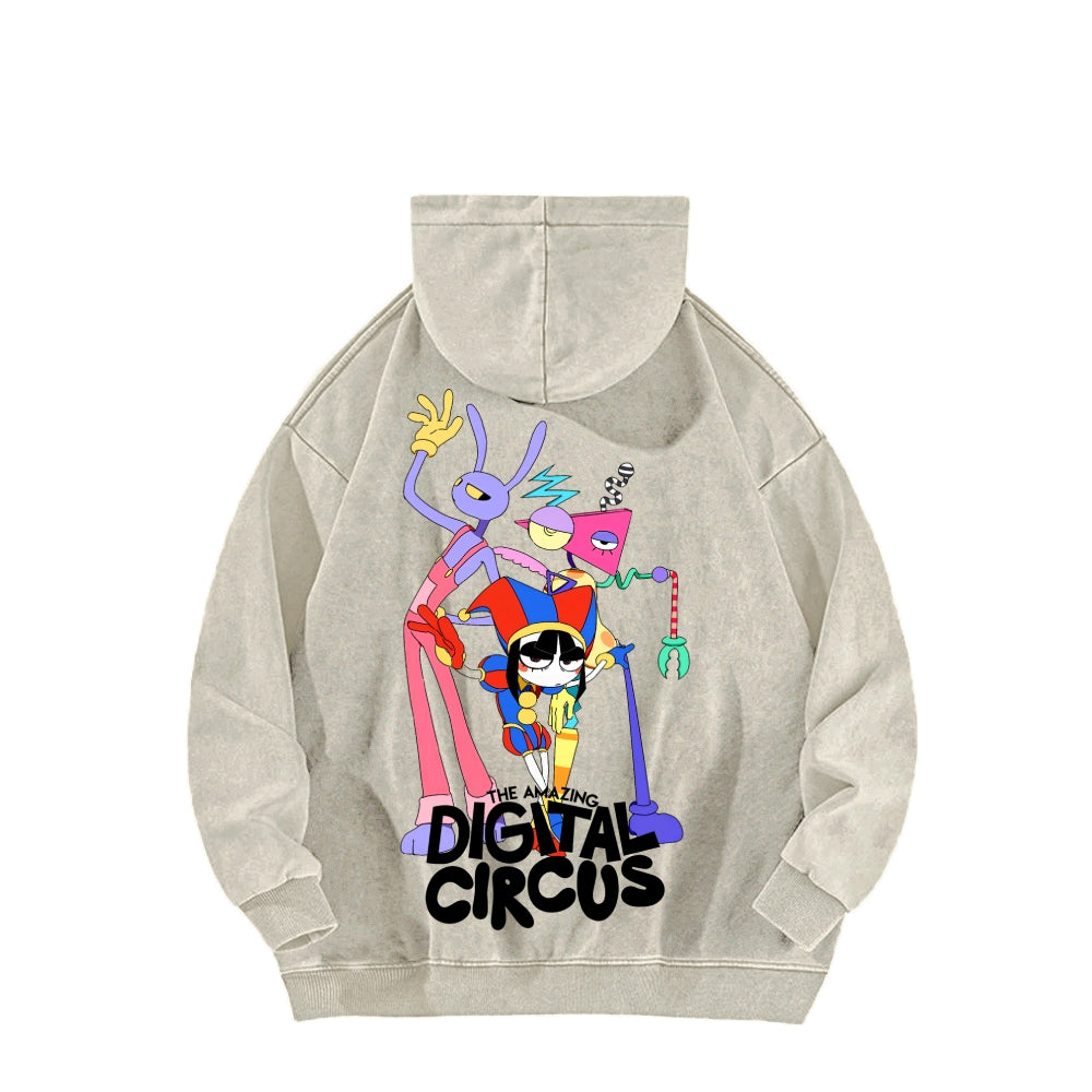 The Amazing Digital Circus Unisex Washed Hoodie 2512022363