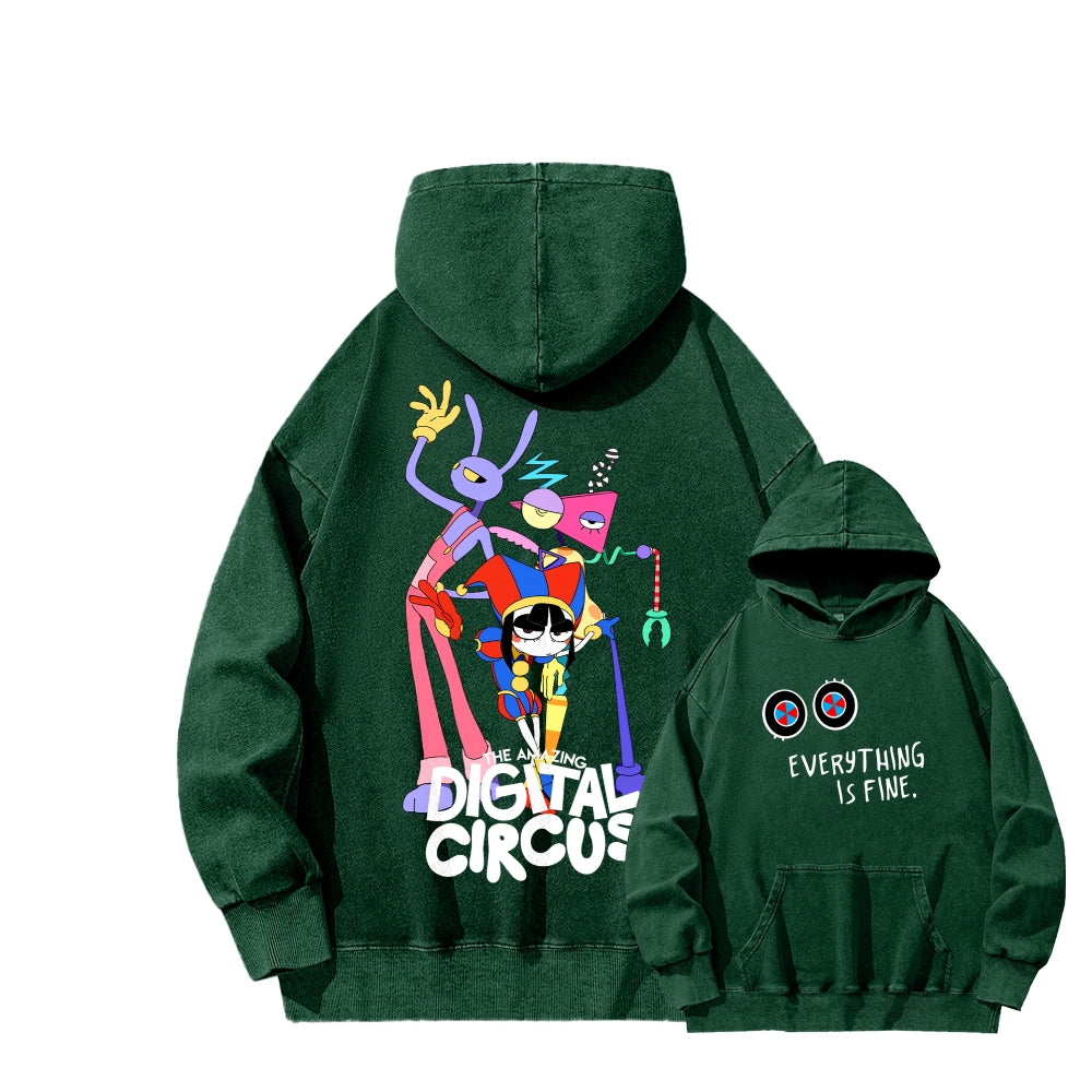 The Amazing Digital Circus Unisex Washed Hoodie 2512022363