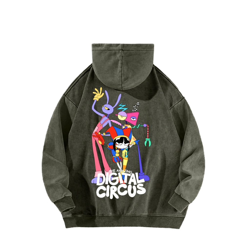 The Amazing Digital Circus Unisex Washed Hoodie 2512022363