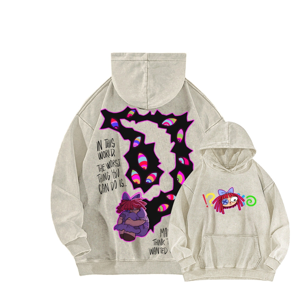 The Amazing Digital Circus Unisex Washed Hoodie 2512022369