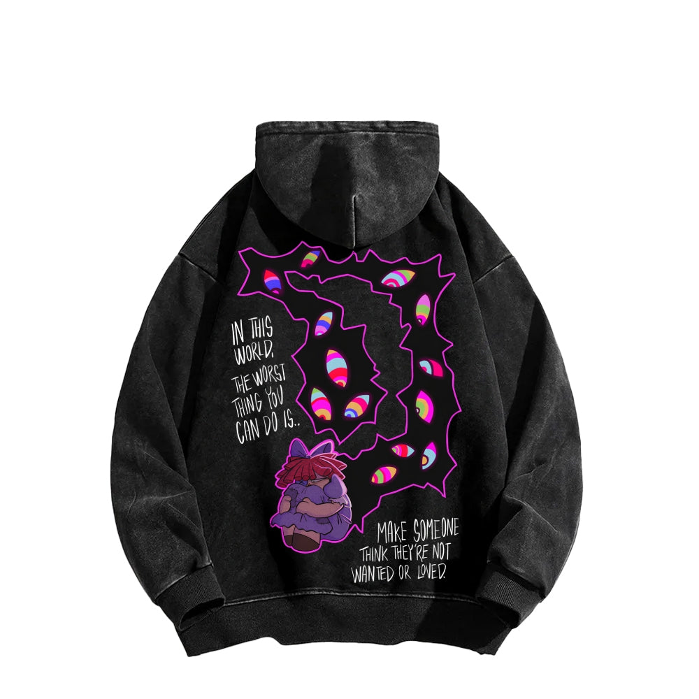 The Amazing Digital Circus Unisex Washed Hoodie 2512022369