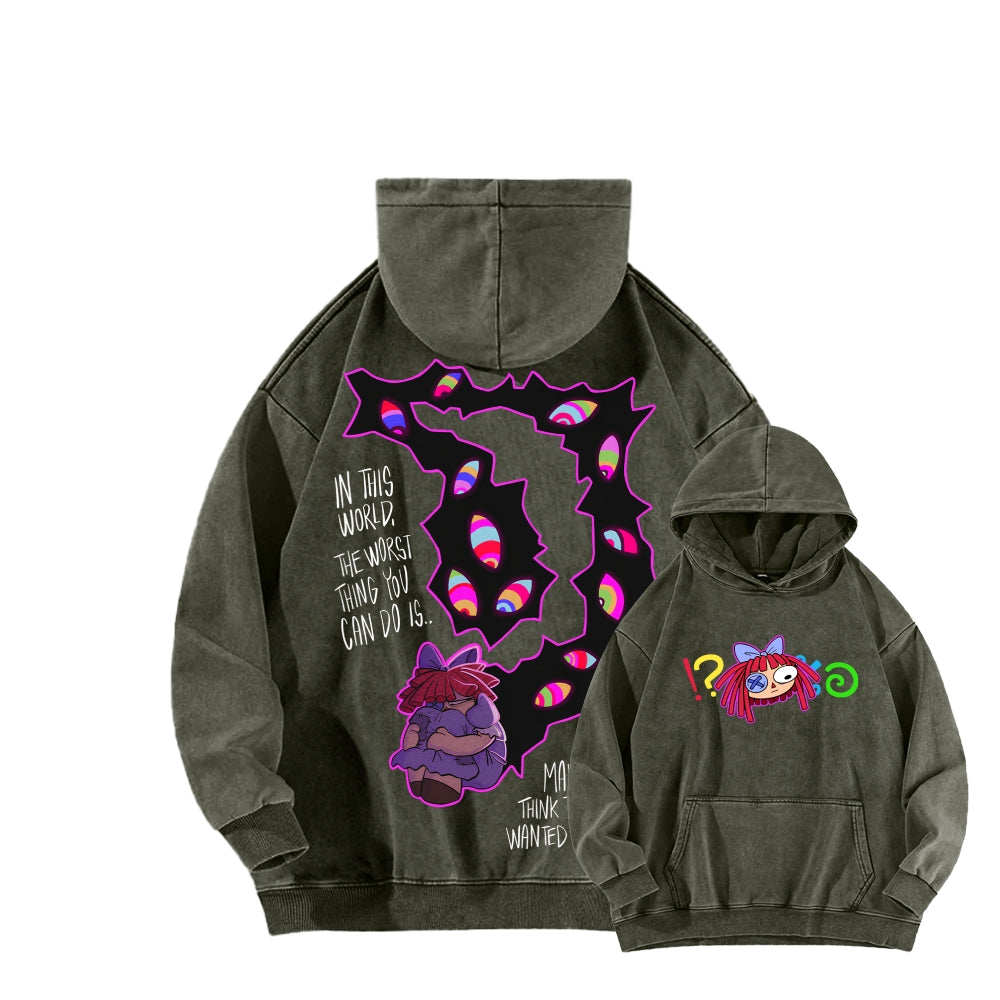 The Amazing Digital Circus Unisex Washed Hoodie 2512022369