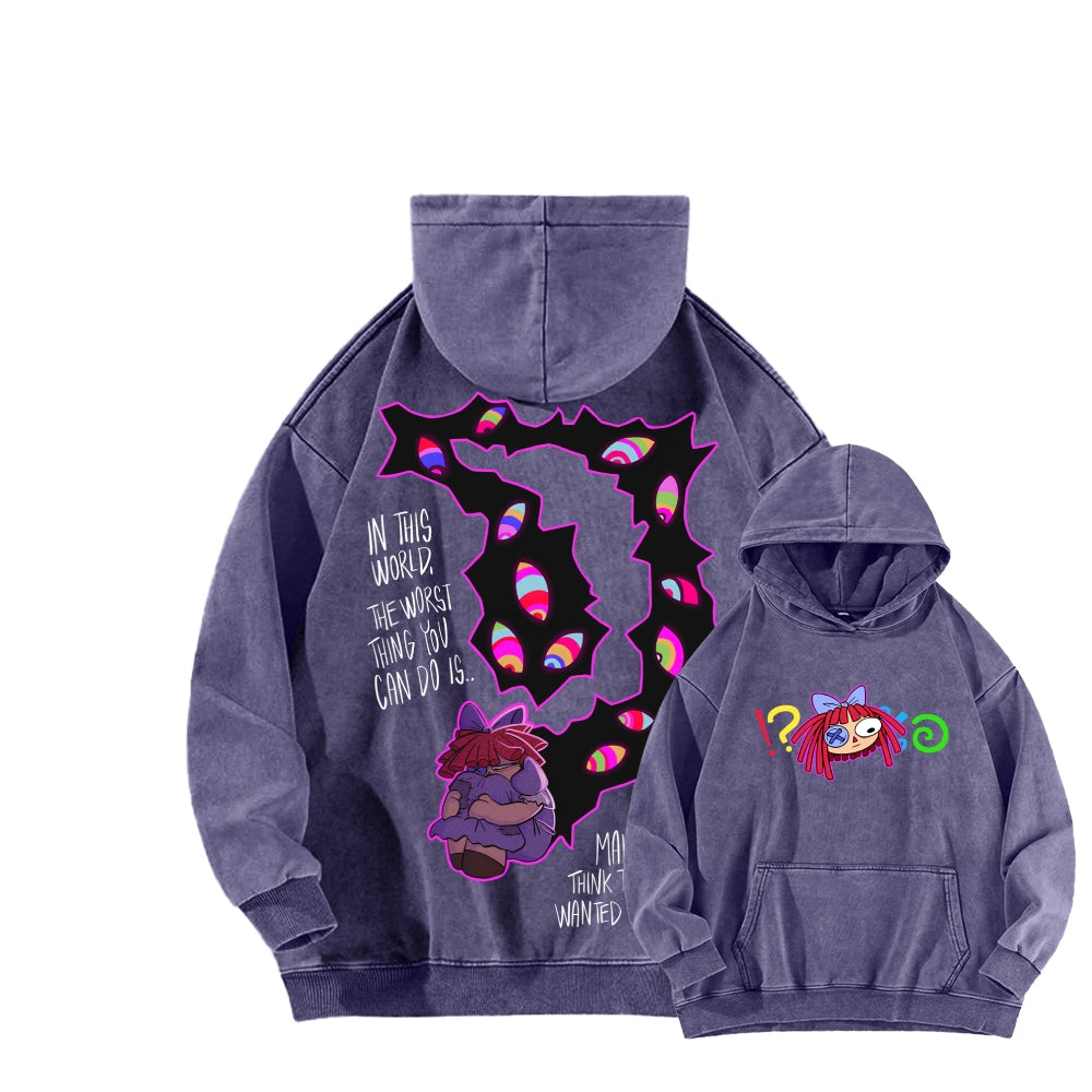 The Amazing Digital Circus Unisex Washed Hoodie 2512022369