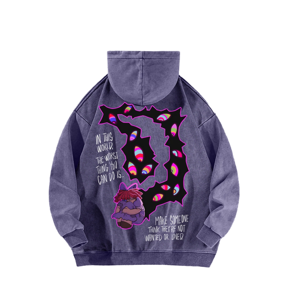 The Amazing Digital Circus Unisex Washed Hoodie 2512022369