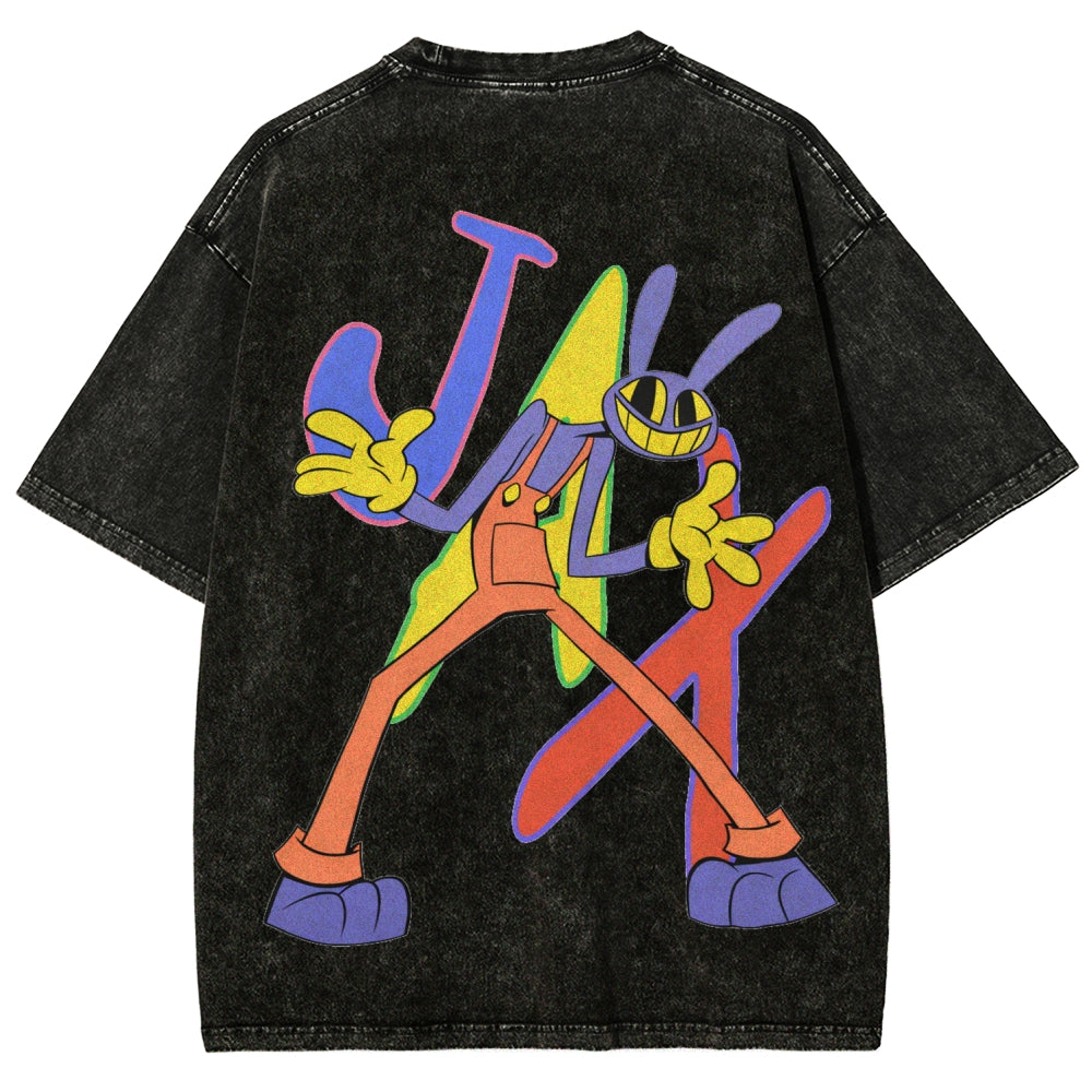 The Amazing Digital Circus Unisex Fit Washed T-Shirt 2512022651