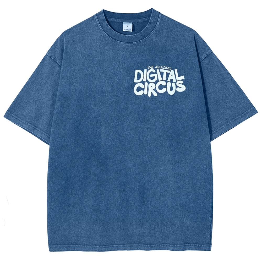 The Amazing Digital Circus Unisex Fit Washed T-Shirt 2512022651