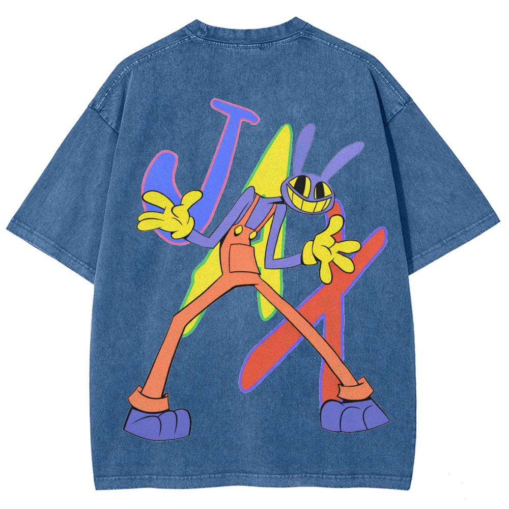 The Amazing Digital Circus Unisex Fit Washed T-Shirt 2512022651