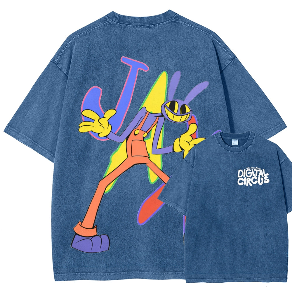 The Amazing Digital Circus Unisex Fit Washed T-Shirt 2512022651
