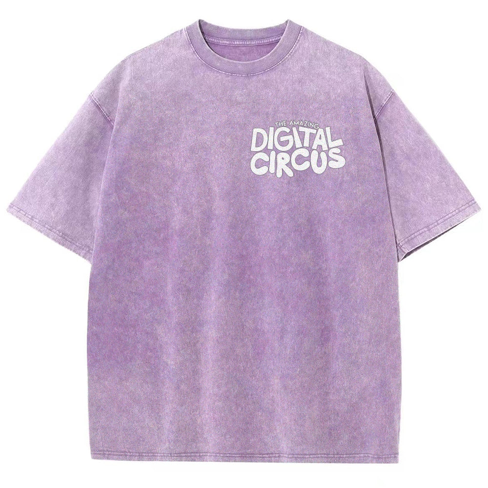 The Amazing Digital Circus Unisex Fit Washed T-Shirt 2512022651