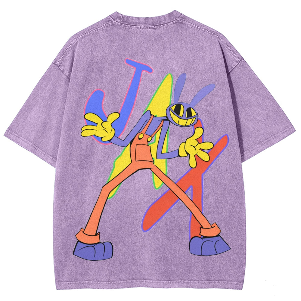 The Amazing Digital Circus Unisex Fit Washed T-Shirt 2512022651