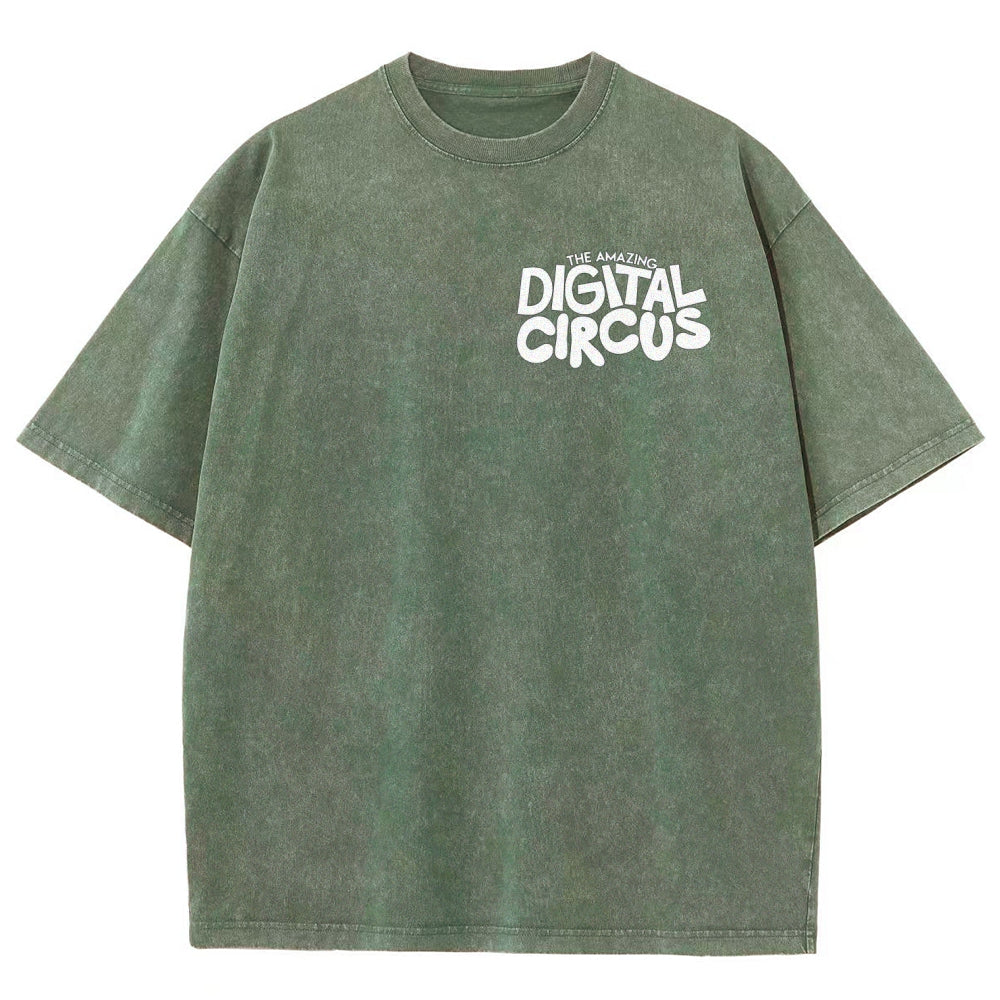 The Amazing Digital Circus Unisex Fit Washed T-Shirt 2512022651