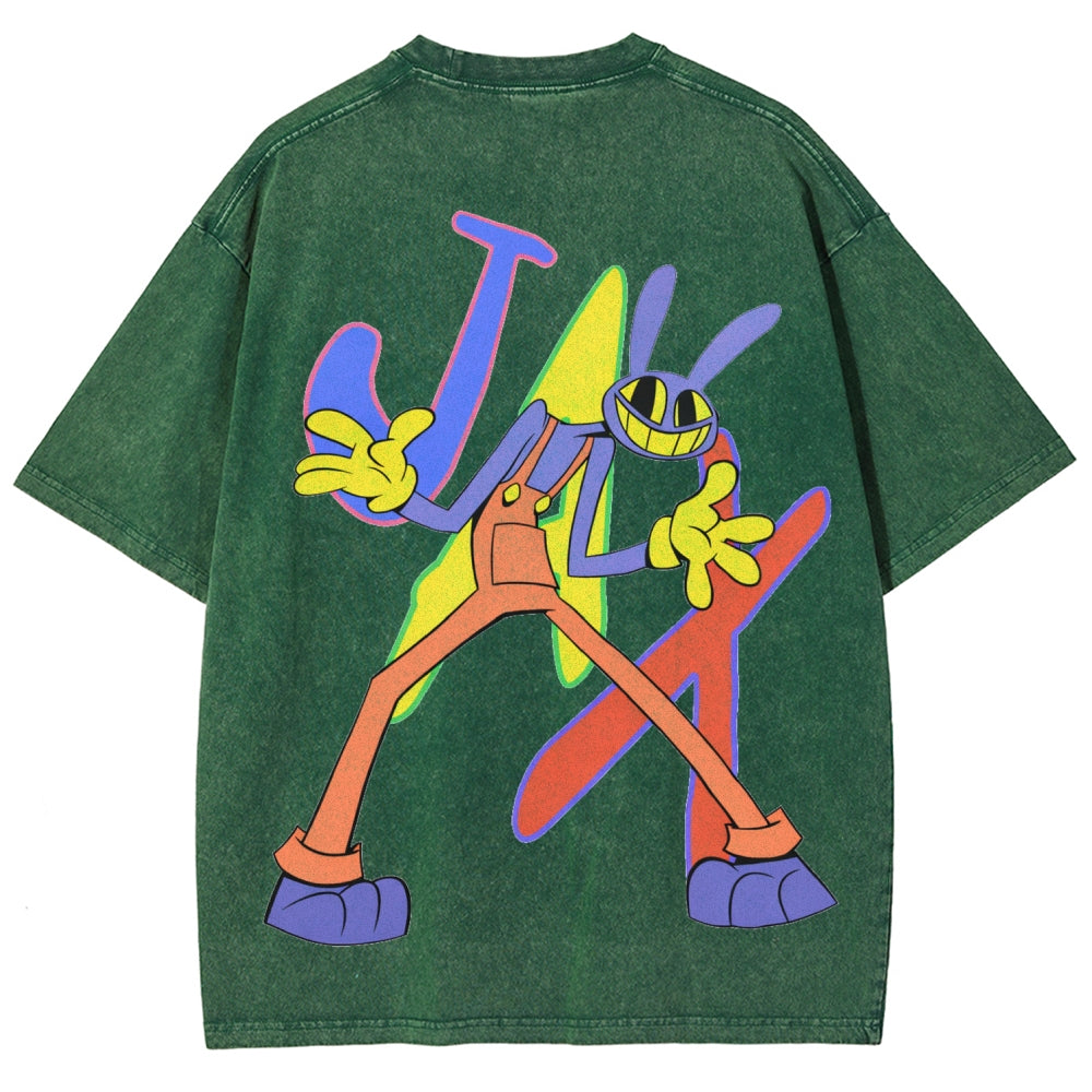 The Amazing Digital Circus Unisex Fit Washed T-Shirt 2512022651