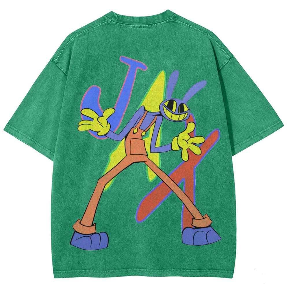 The Amazing Digital Circus Unisex Fit Washed T-Shirt 2512022651