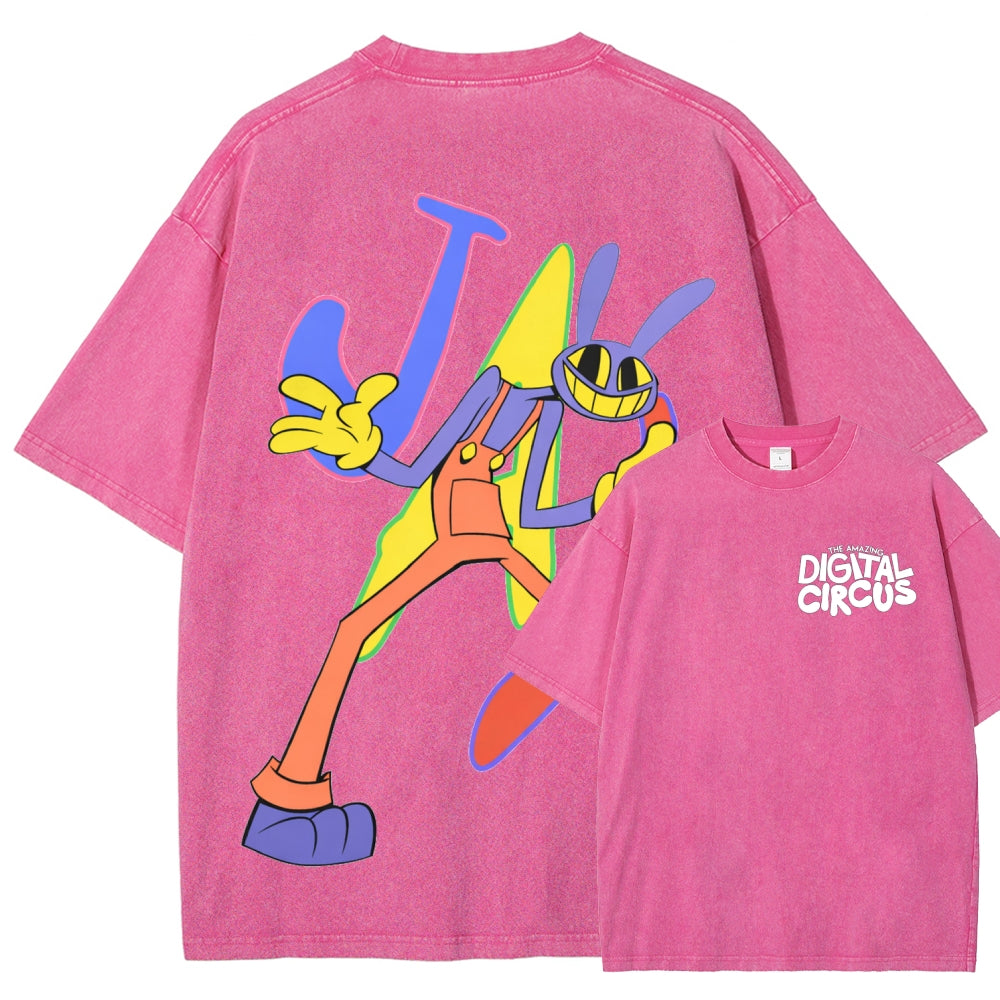 The Amazing Digital Circus Unisex Fit Washed T-Shirt 2512022651