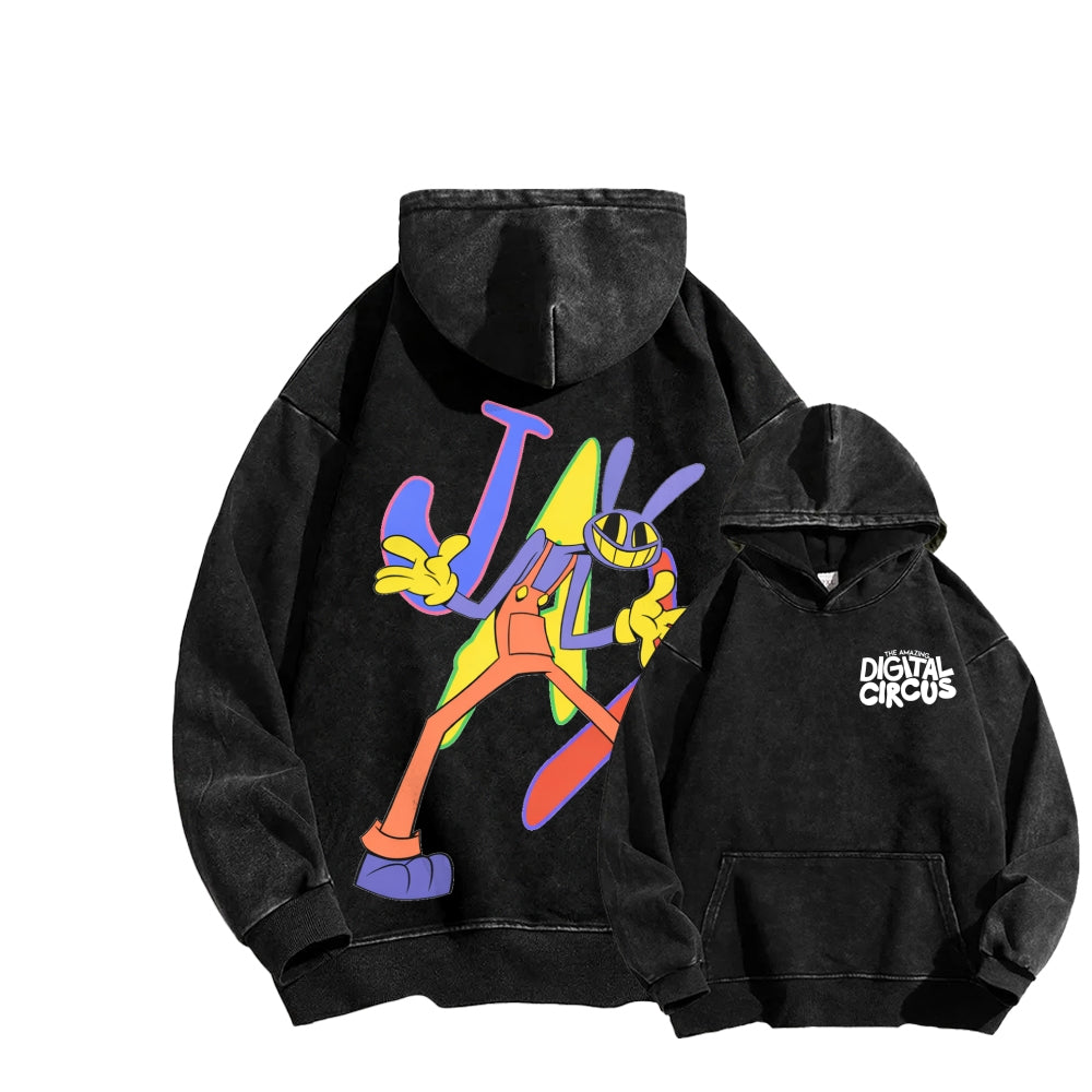 The Amazing Digital Circus Unisex Washed Hoodie 2512022656
