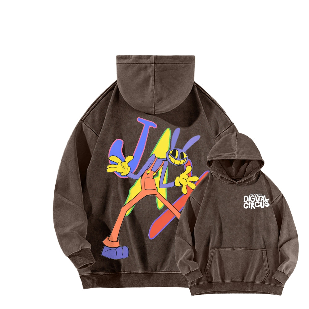 The Amazing Digital Circus Unisex Washed Hoodie 2512022656