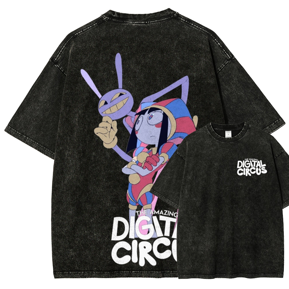 The Amazing Digital Circus Unisex Fit Washed T-Shirt 2601000449