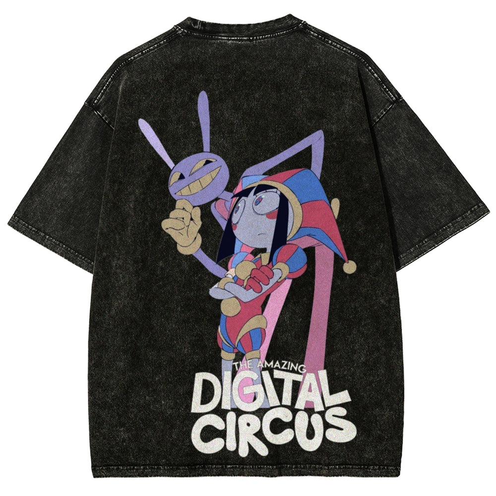 The Amazing Digital Circus Unisex Fit Washed T-Shirt 2601000449