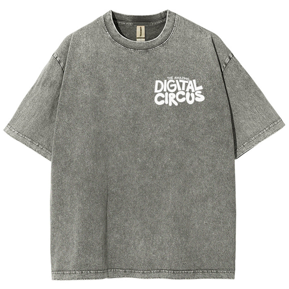 The Amazing Digital Circus Unisex Fit Washed T-Shirt 2601000449