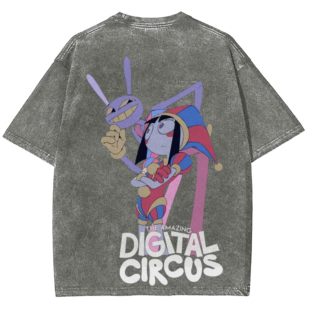 The Amazing Digital Circus Unisex Fit Washed T-Shirt 2601000449