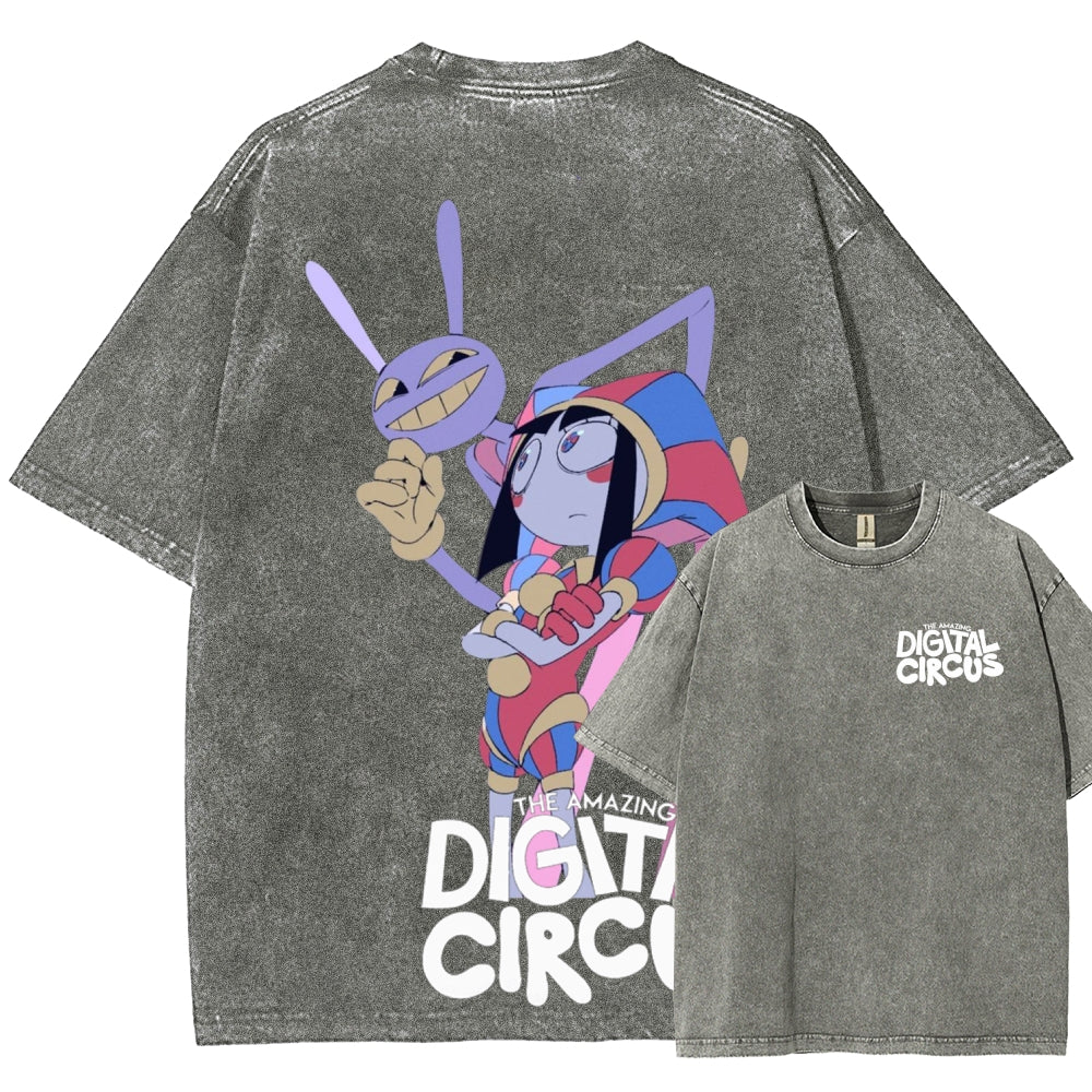 The Amazing Digital Circus Unisex Fit Washed T-Shirt 2601000449