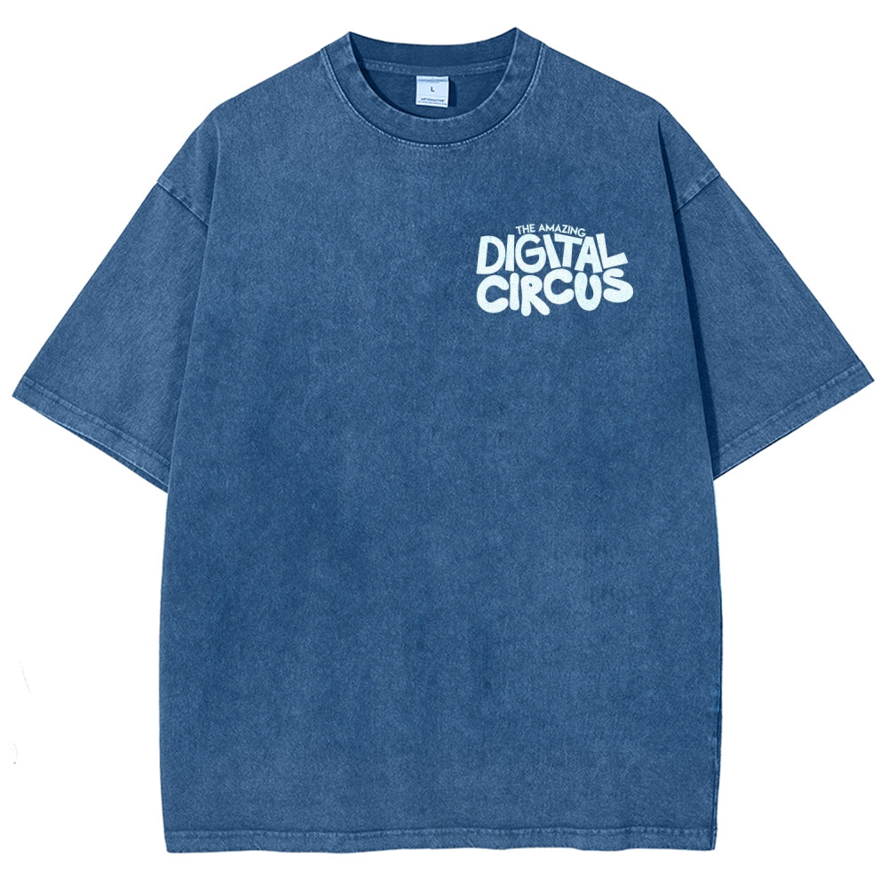 The Amazing Digital Circus Unisex Fit Washed T-Shirt 2601000449