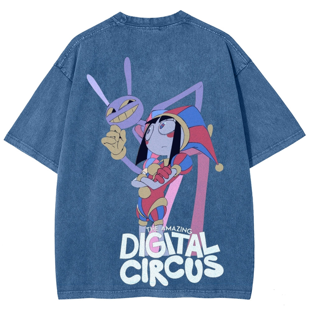 The Amazing Digital Circus Unisex Fit Washed T-Shirt 2601000449