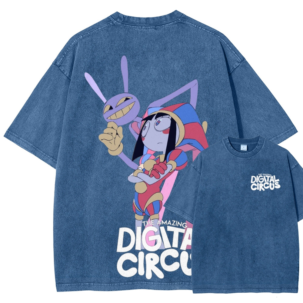 The Amazing Digital Circus Unisex Fit Washed T-Shirt 2601000449