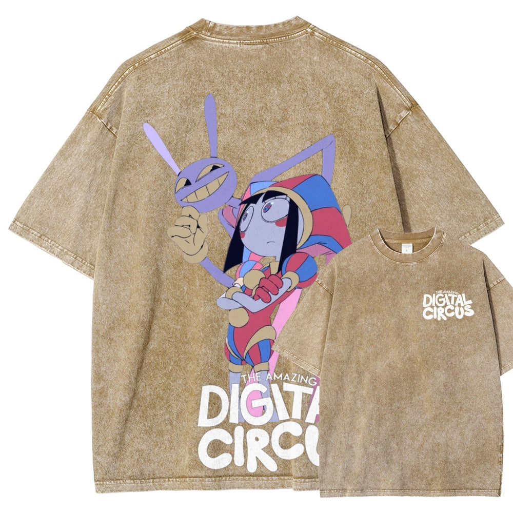 The Amazing Digital Circus Unisex Fit Washed T-Shirt 2601000449