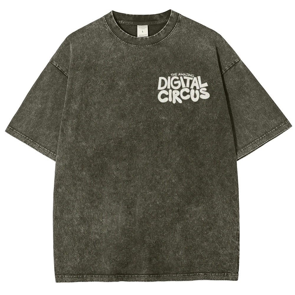 The Amazing Digital Circus Unisex Fit Washed T-Shirt 2601000449