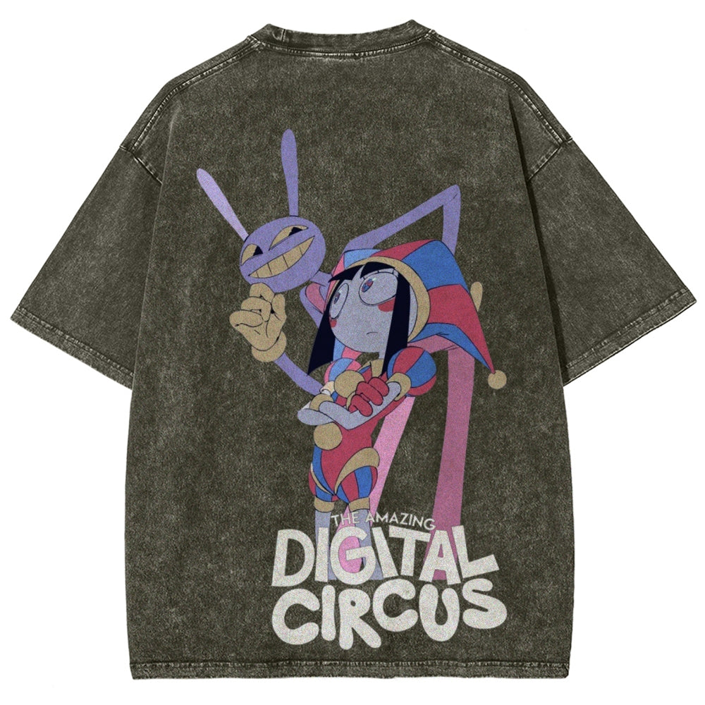 The Amazing Digital Circus Unisex Fit Washed T-Shirt 2601000449
