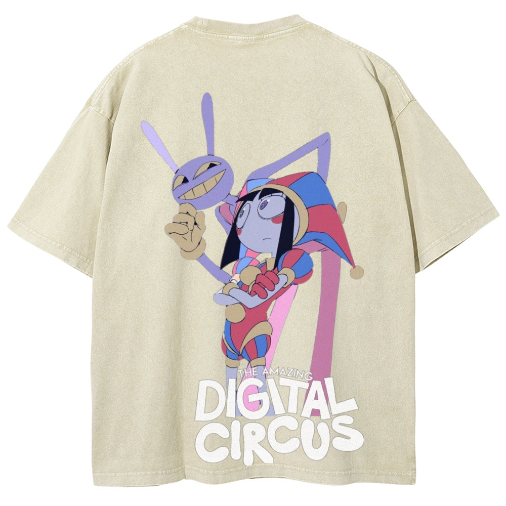 The Amazing Digital Circus Unisex Fit Washed T-Shirt 2601000449