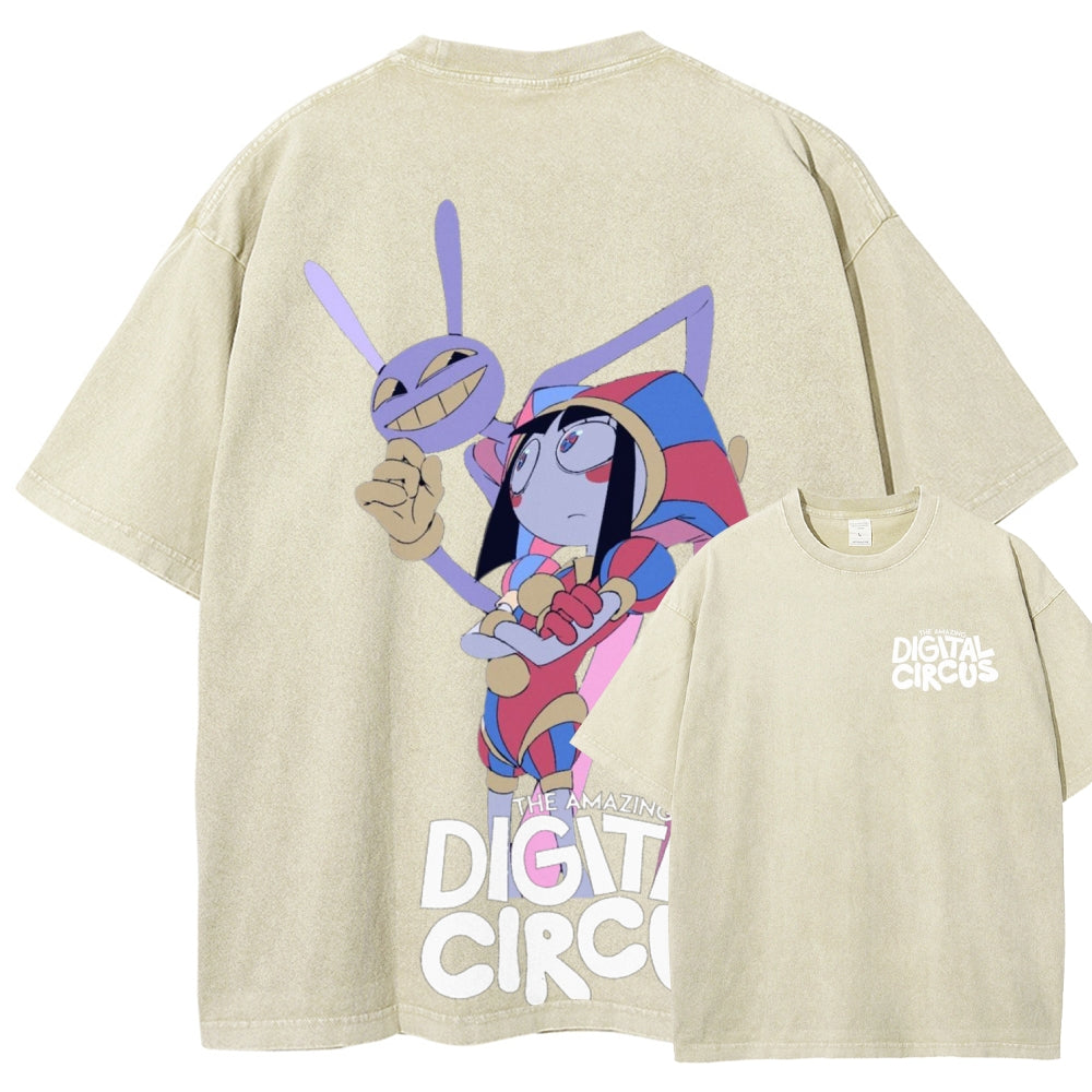 The Amazing Digital Circus Unisex Fit Washed T-Shirt 2601000449