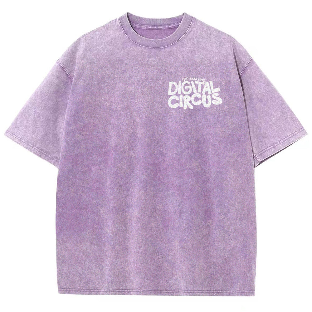 The Amazing Digital Circus Unisex Fit Washed T-Shirt 2601000449