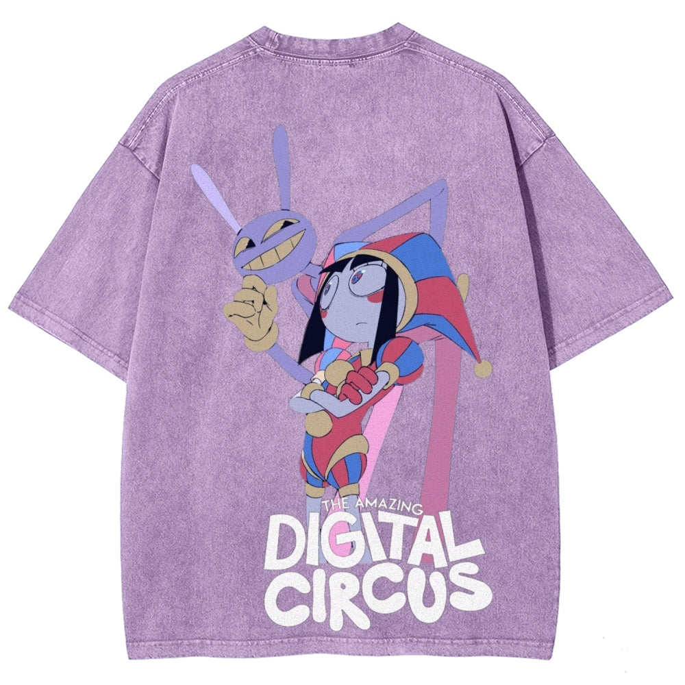 The Amazing Digital Circus Unisex Fit Washed T-Shirt 2601000449