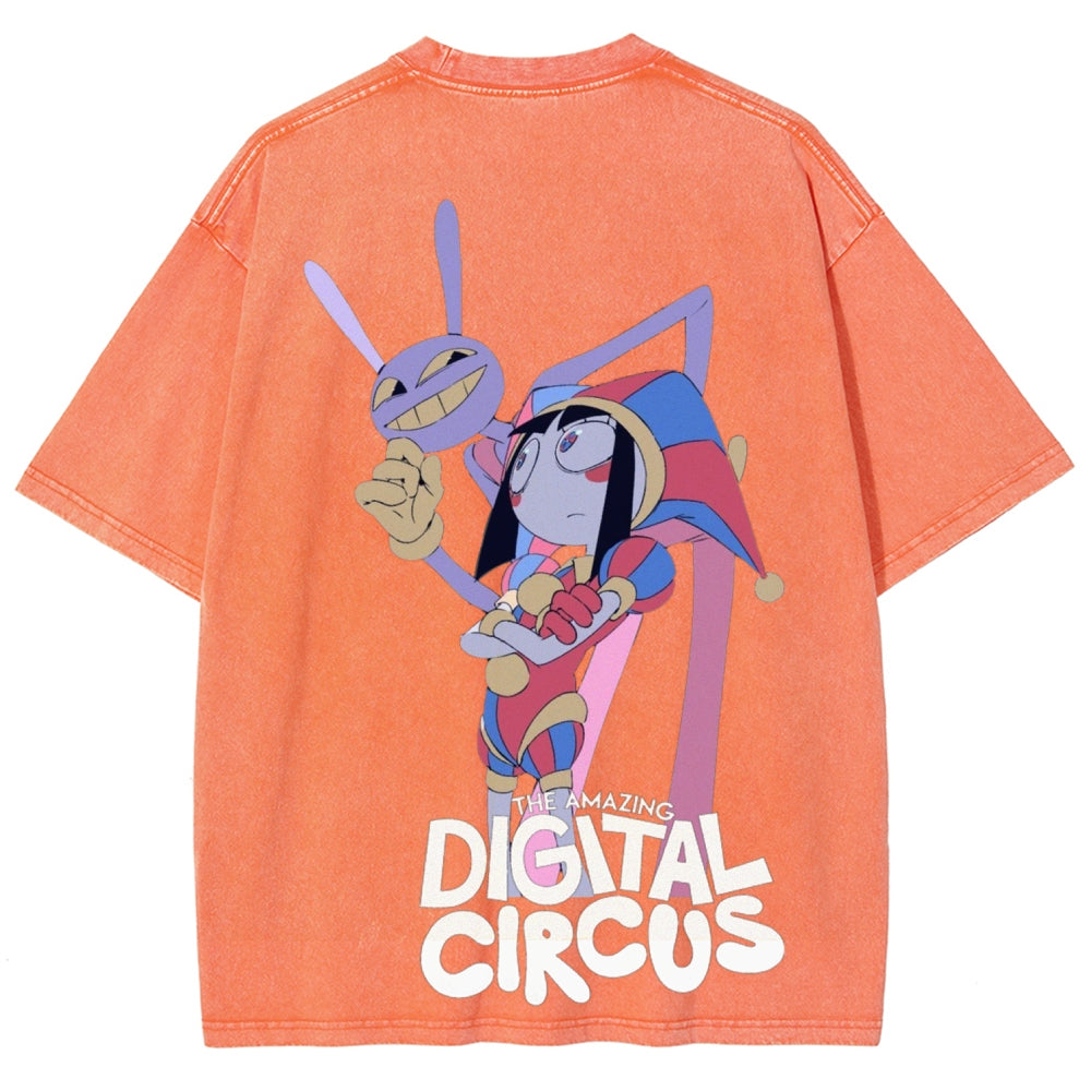 The Amazing Digital Circus Unisex Fit Washed T-Shirt 2601000449