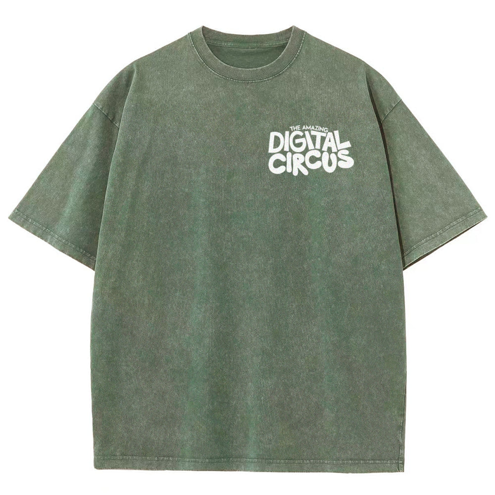 The Amazing Digital Circus Unisex Fit Washed T-Shirt 2601000449