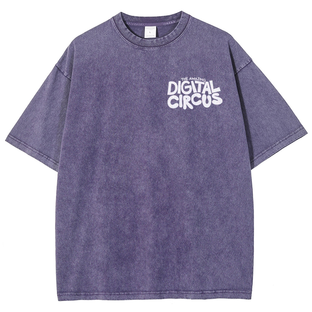 The Amazing Digital Circus Unisex Fit Washed T-Shirt 2601000449