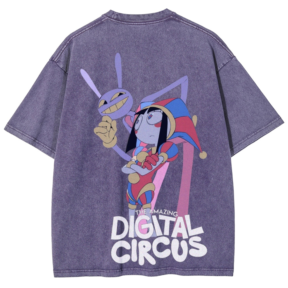 The Amazing Digital Circus Unisex Fit Washed T-Shirt 2601000449