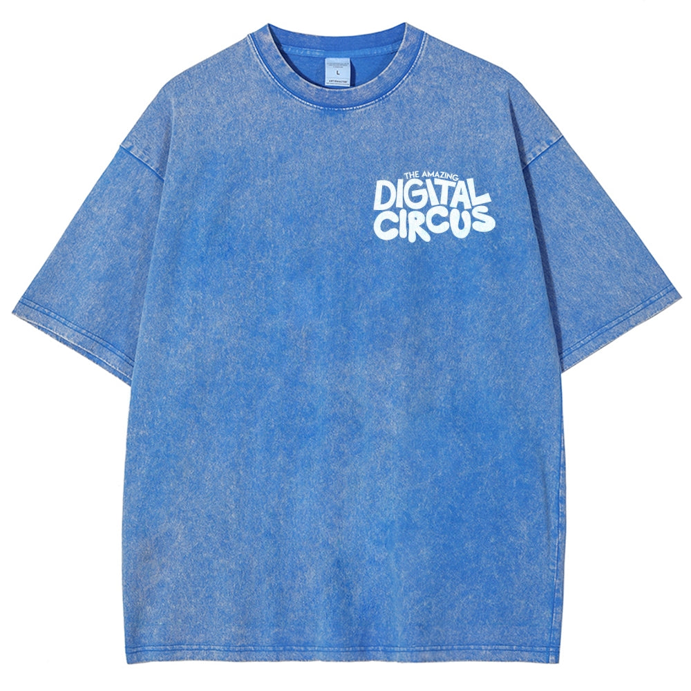 The Amazing Digital Circus Unisex Fit Washed T-Shirt 2601000449