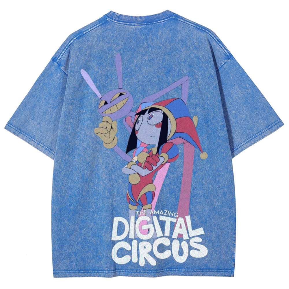 The Amazing Digital Circus Unisex Fit Washed T-Shirt 2601000449