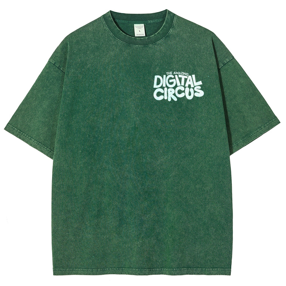 The Amazing Digital Circus Unisex Fit Washed T-Shirt 2601000449