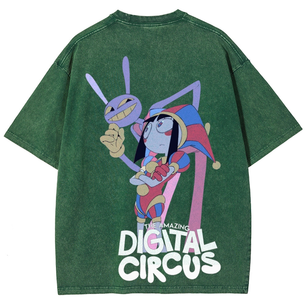 The Amazing Digital Circus Unisex Fit Washed T-Shirt 2601000449