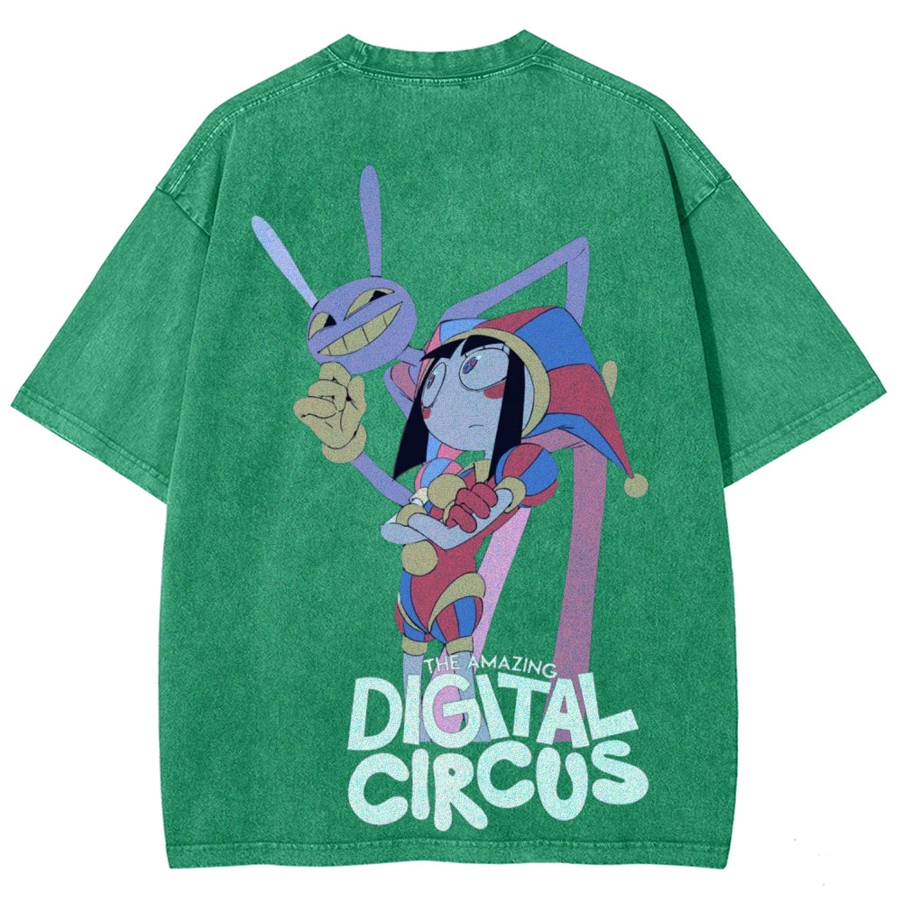 The Amazing Digital Circus Unisex Fit Washed T-Shirt 2601000449